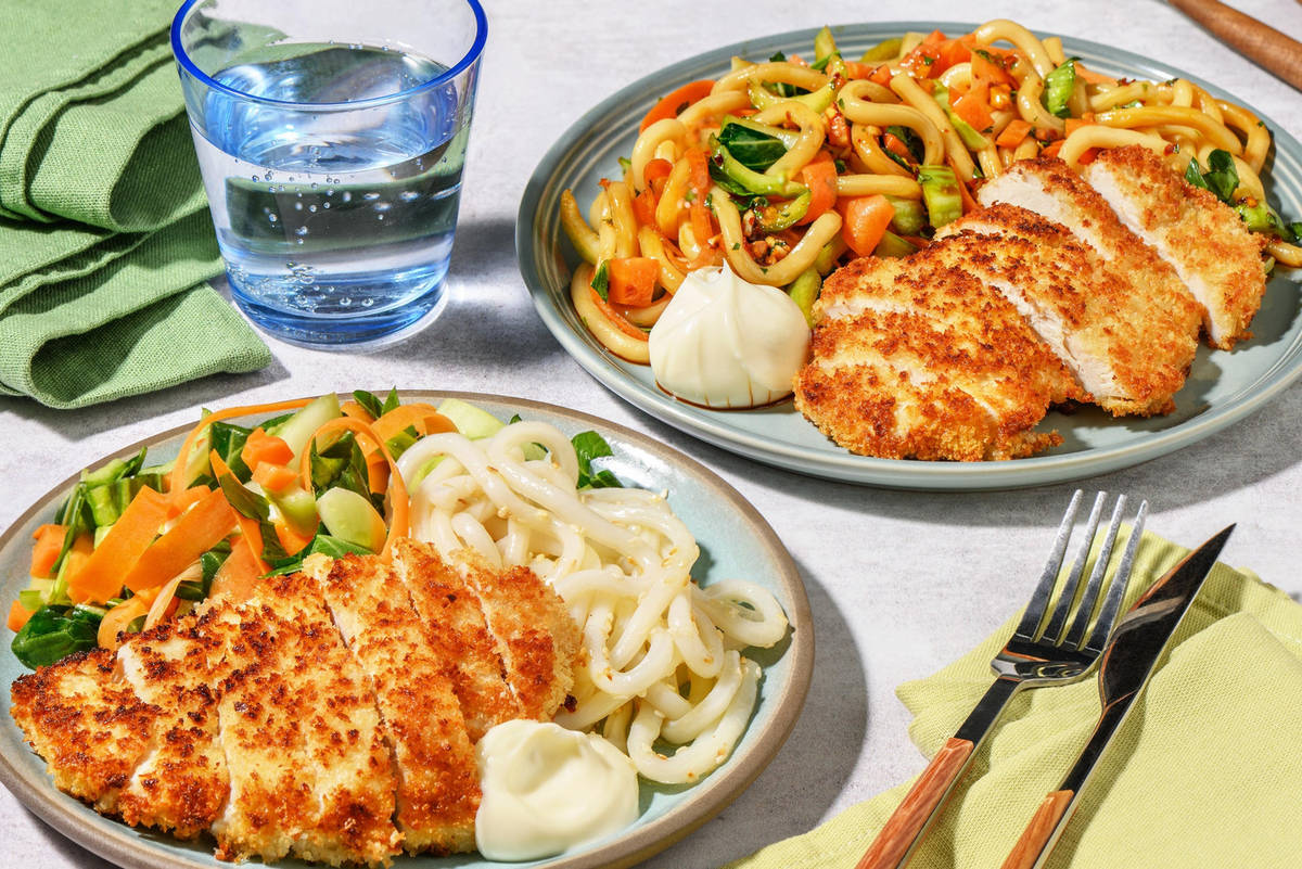 Japansk panerad kycklingkatsu