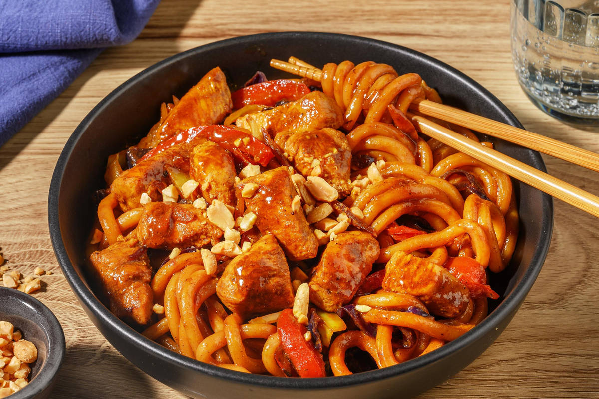 Speedy Spiced Chicken Udon