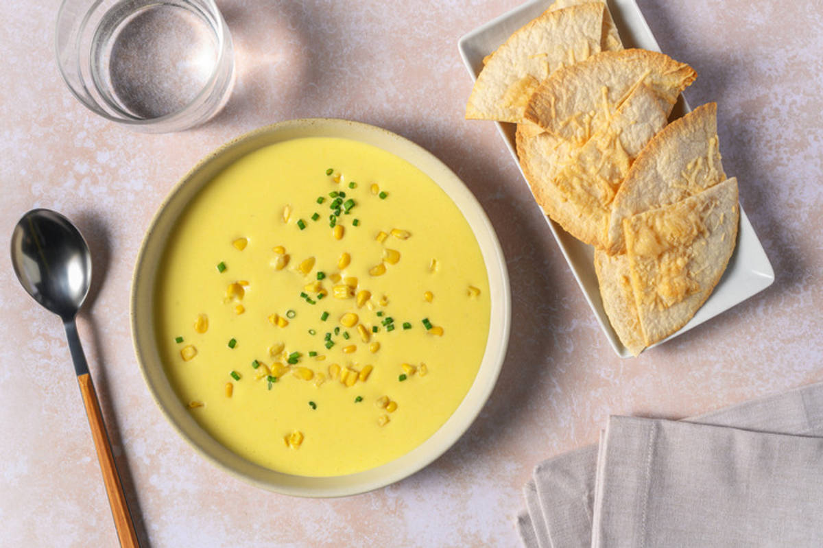 Crema casera de elote