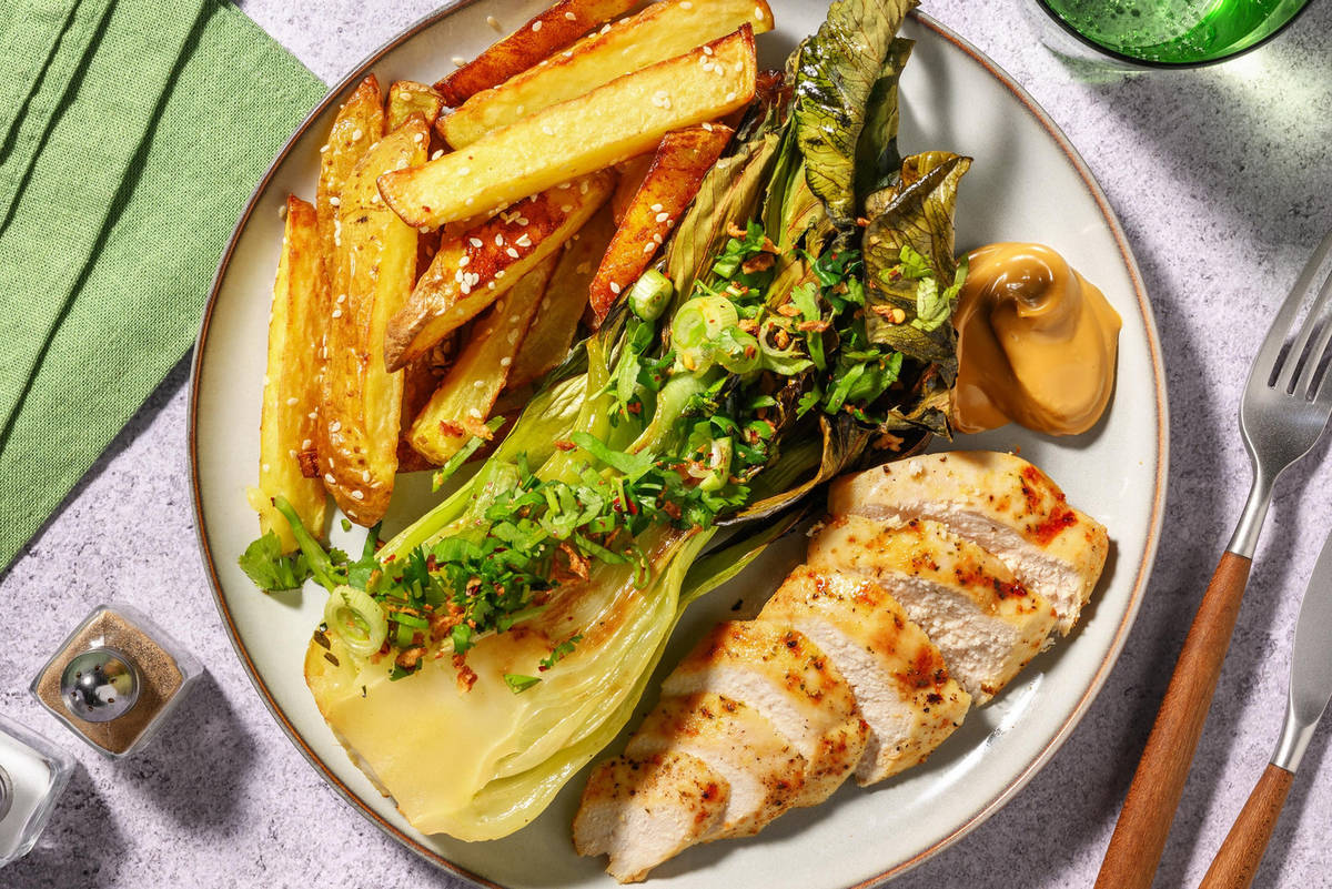 Asiatisk ovnbagt kylling