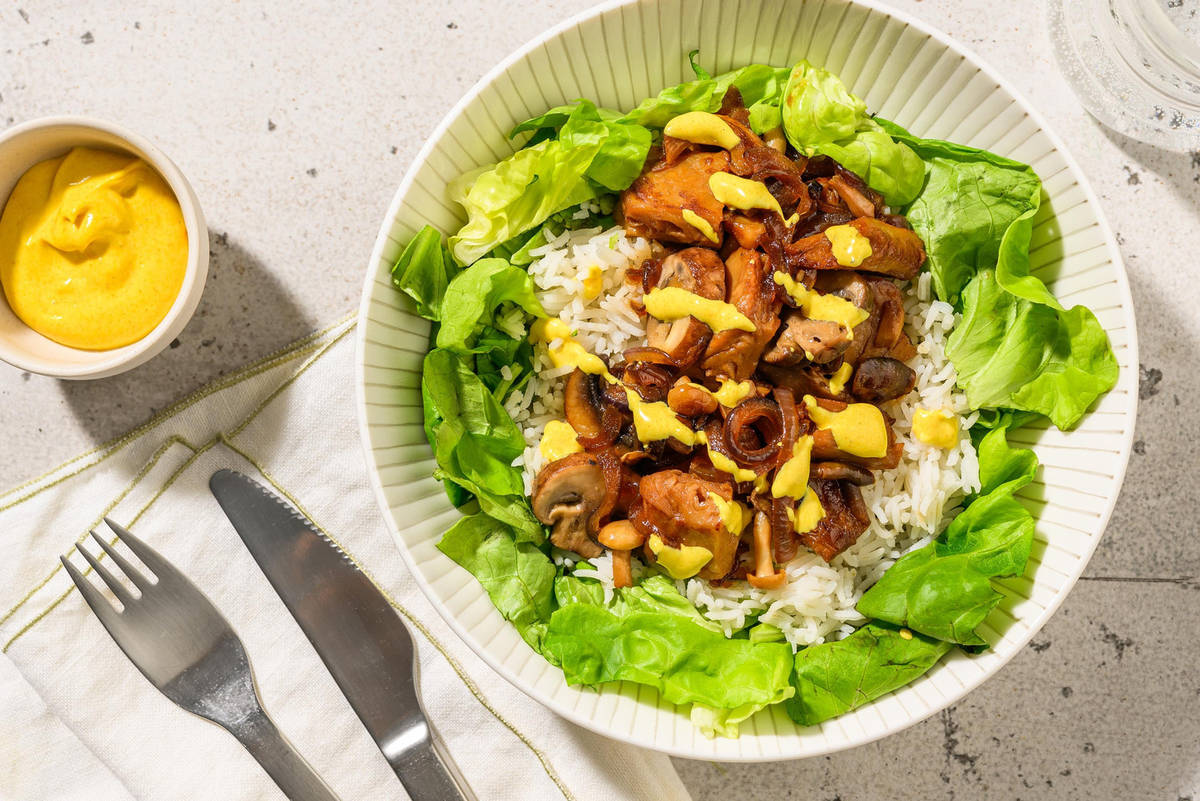 Plant-Based Chicken Bowl