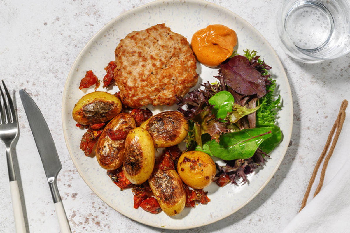 Burger di tacchino e patate baby extra saporite