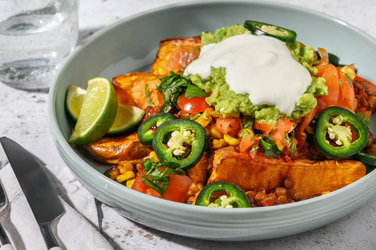 Tex-mex spiced lentils