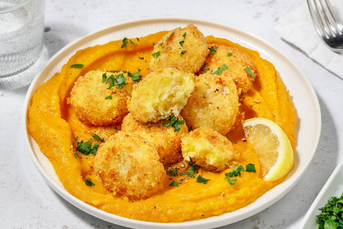 Crocchette dorate di merluzzo e patate
