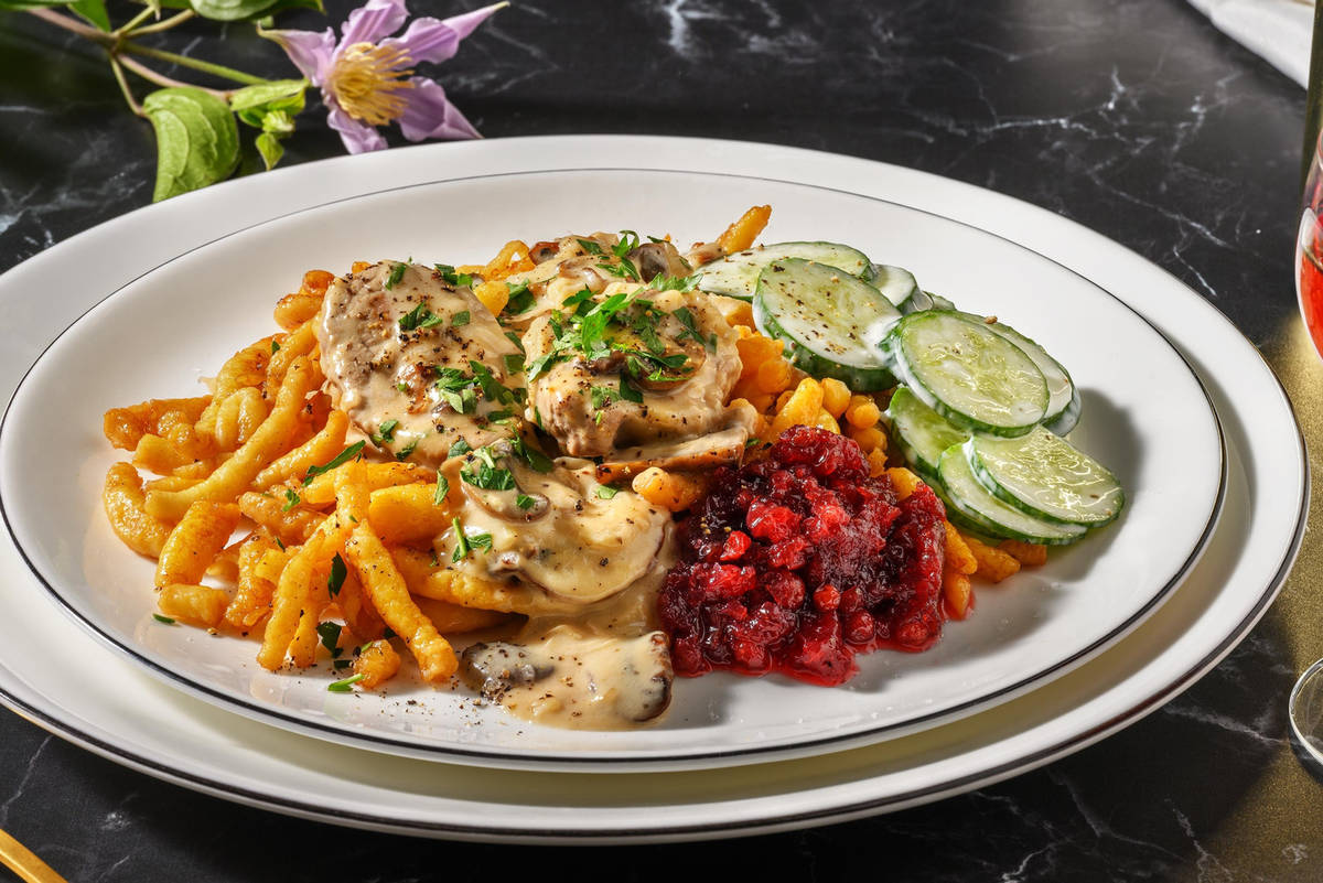 Schweinemedaillons mit Haselnussspätzle