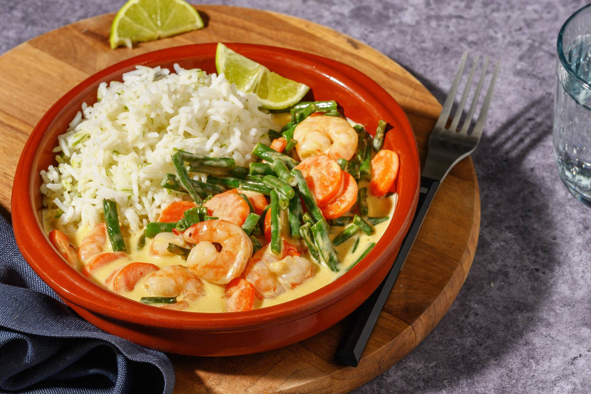Double Prawn Green Thai Style Curry