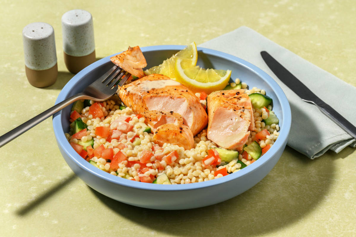 Middle Eastern Honey Glazed  Double Salmon