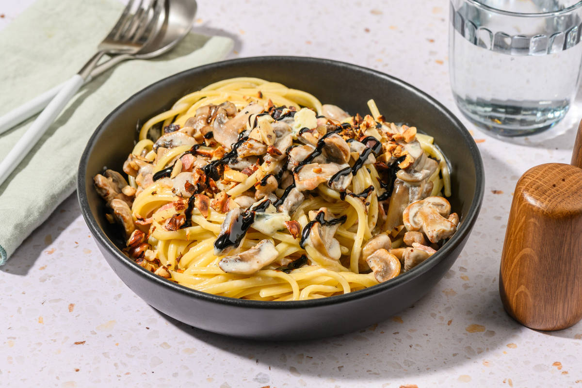 Linguine With Bacon 