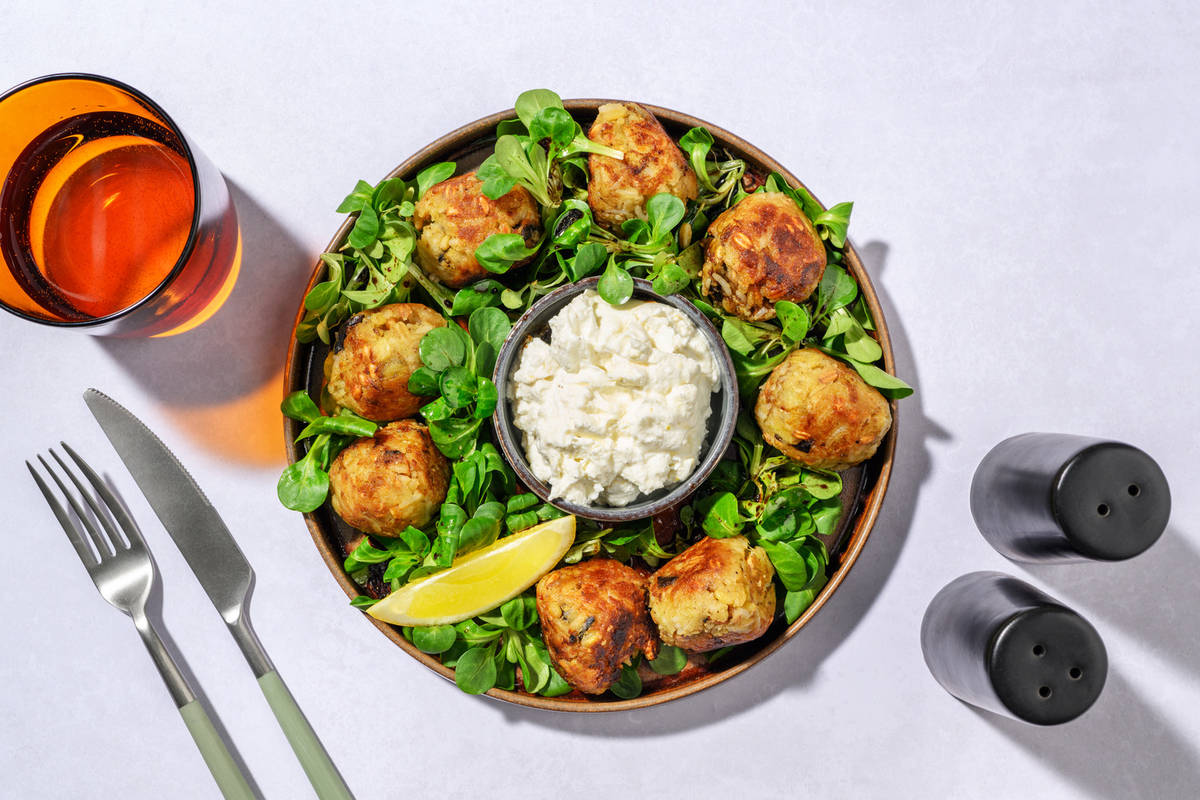 Polpette farro ricotta