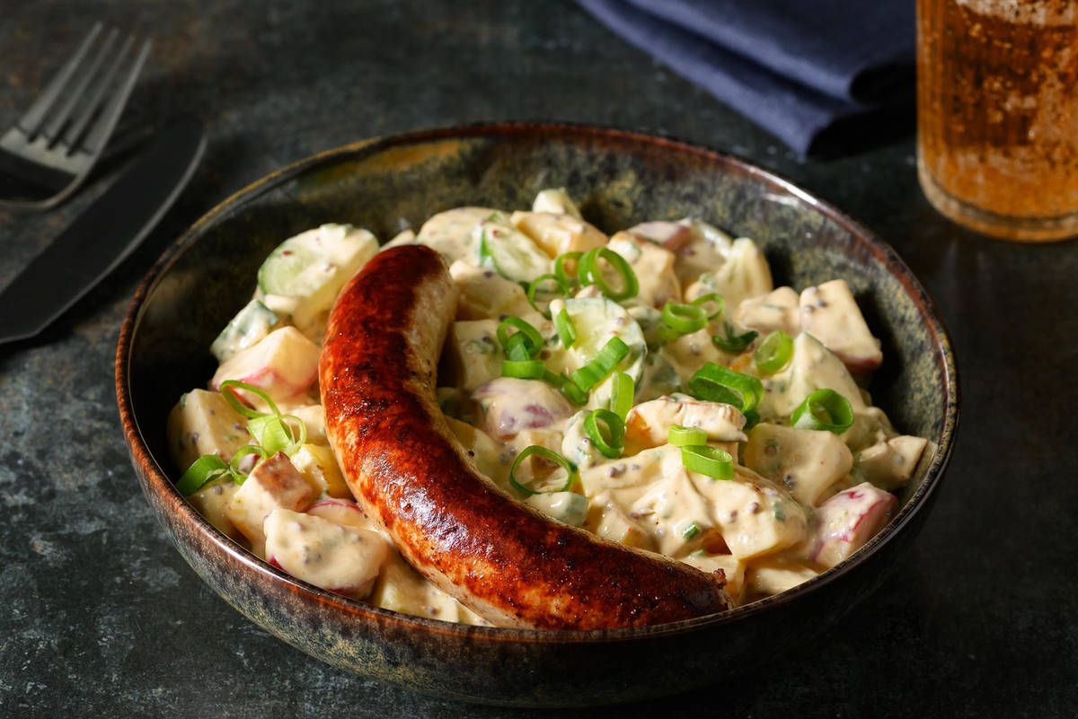 Thüringer Rostbratwurst mit Kartoffelsalat