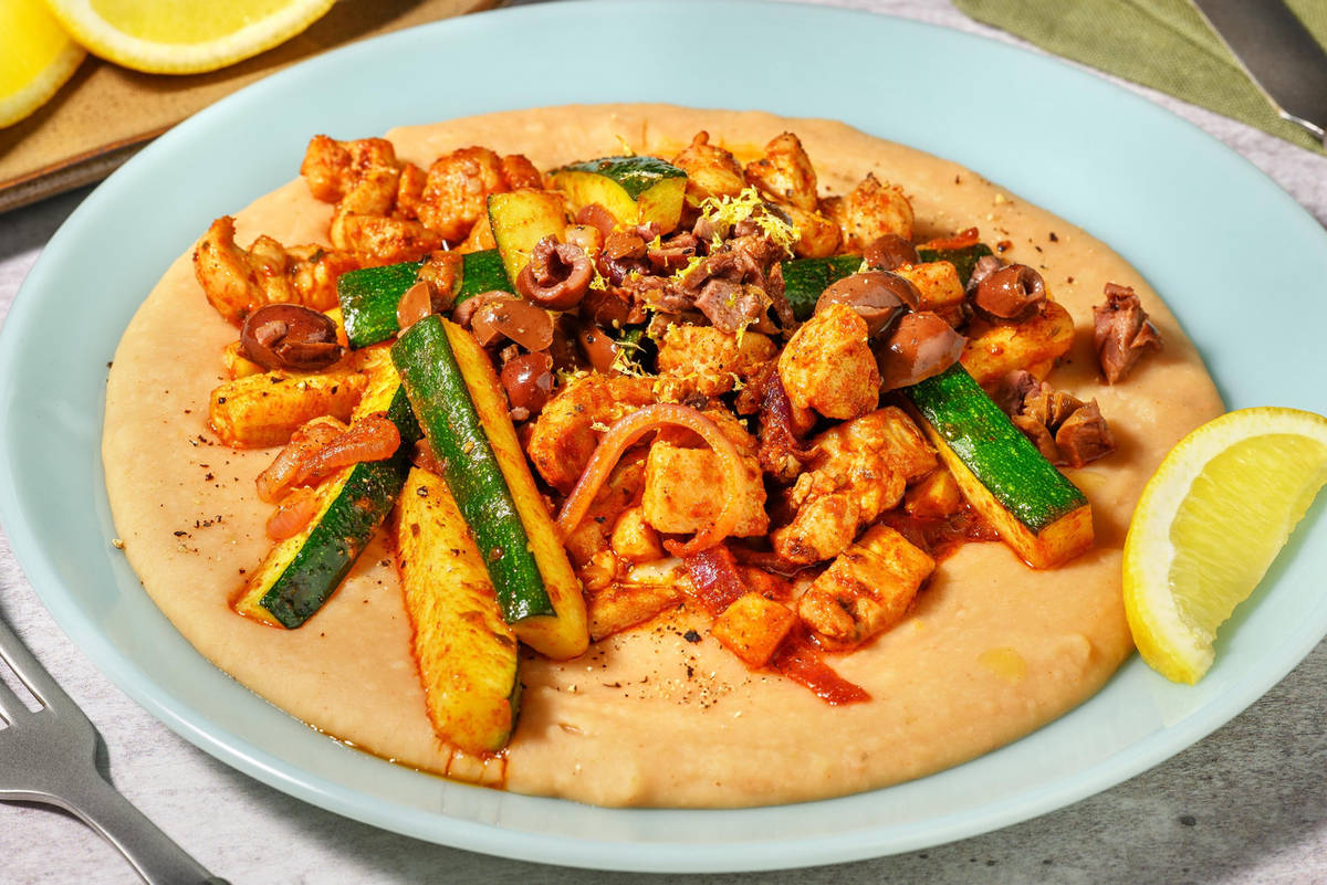 Spezzatino di pollo e zucchine alla paprika