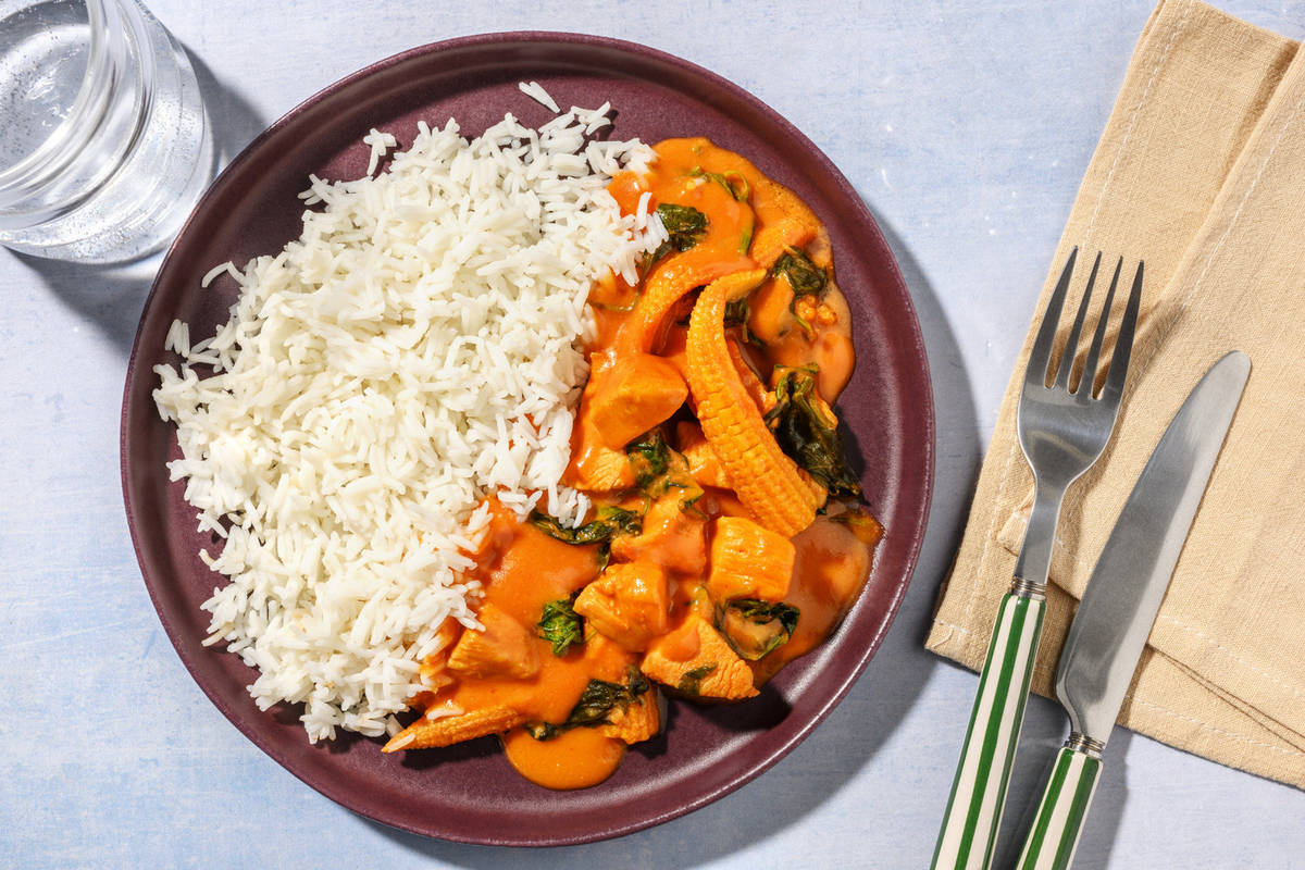 Speedy Ginger, Lime and Garlic Coconut Chicken