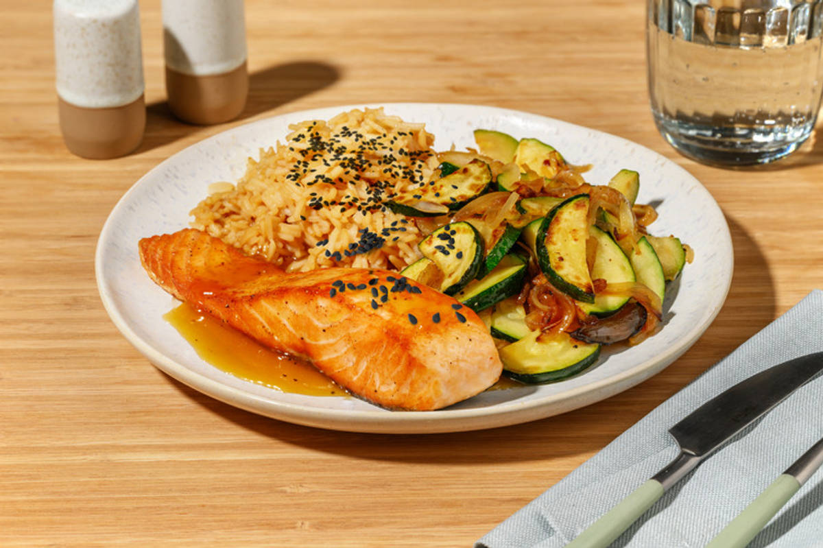 Extra de salmón exprés a la naranja valenciana