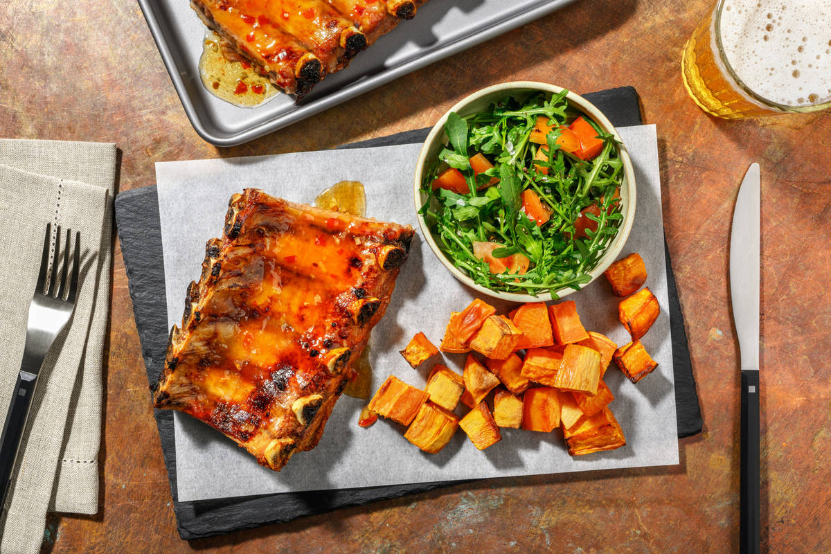 Sweet Chilli Maple Pork Ribs