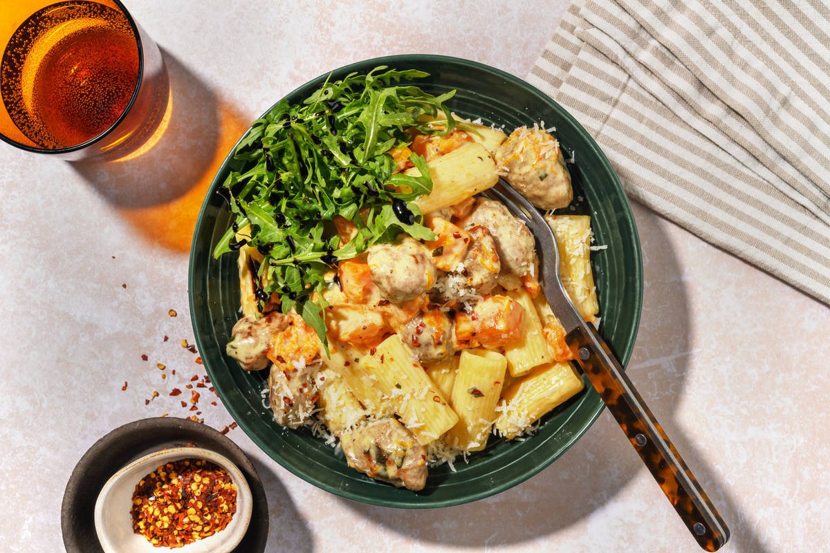 Sausage, Sage and Butternut Rigatoni