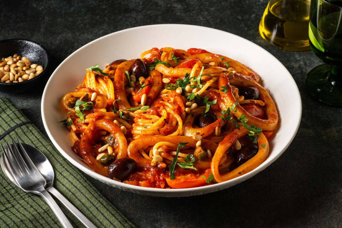 Spaghettoni al sugo di totani di Nonna Lucia