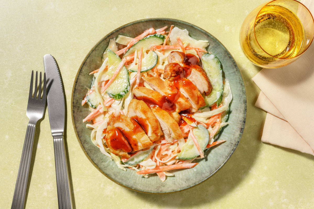 Bistecche di pollo al miele e barbecue