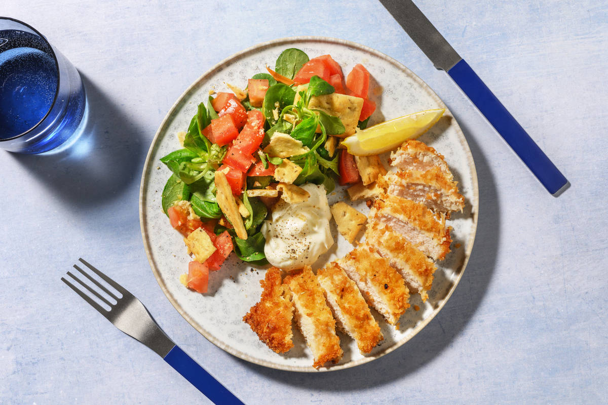 Cotoletta di pollo al profumo di rosmarino