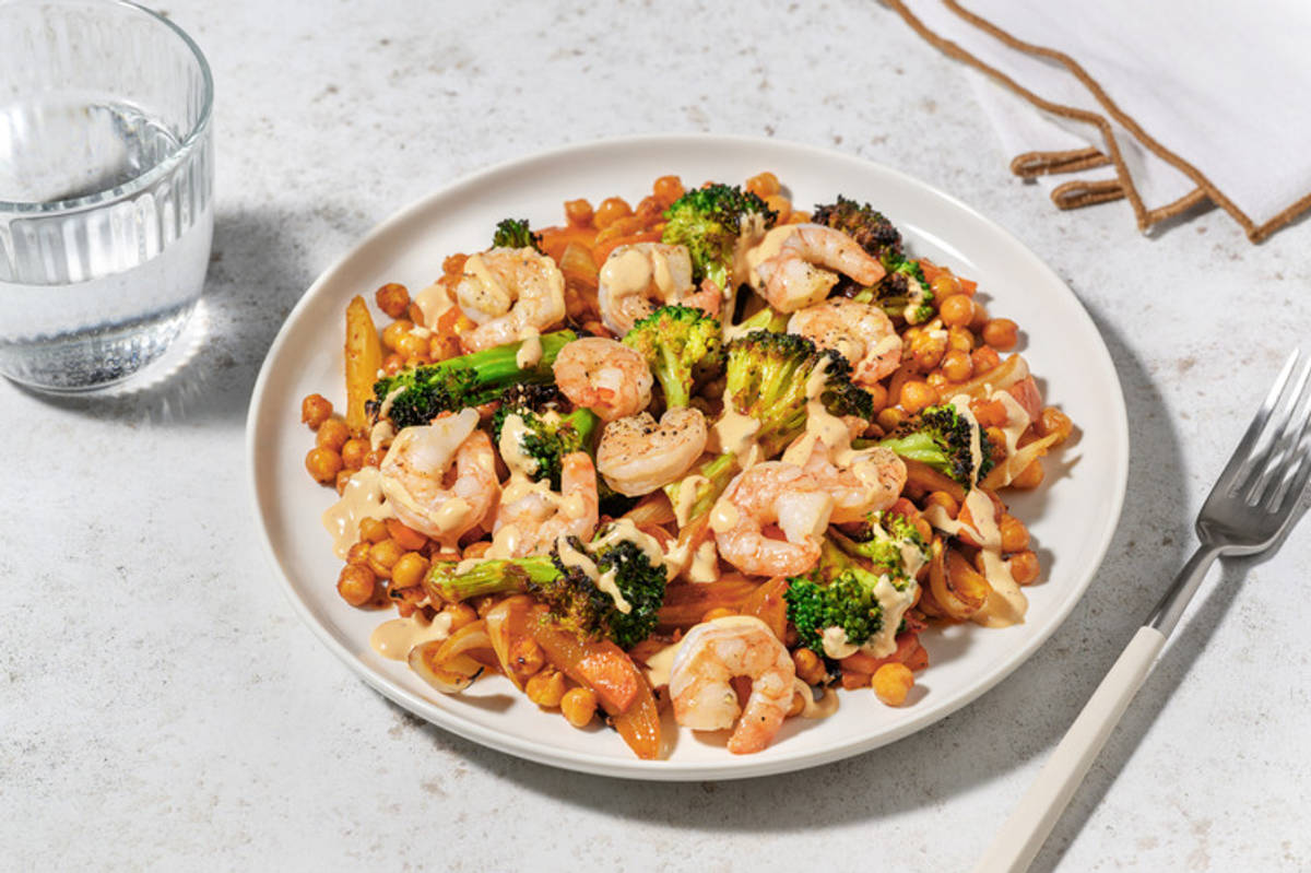 ¡Al wok! Extra de langostinos con mayonesa de kimchi