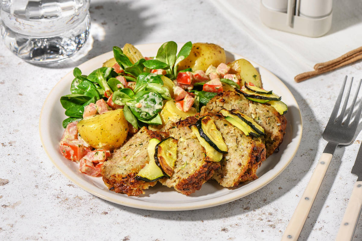 Pain de viande au poulet et épices italiennes