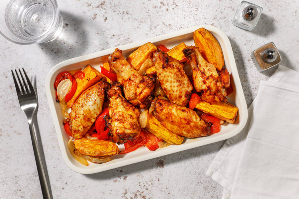 Alitas de pollo con salsa de chipotle y miel