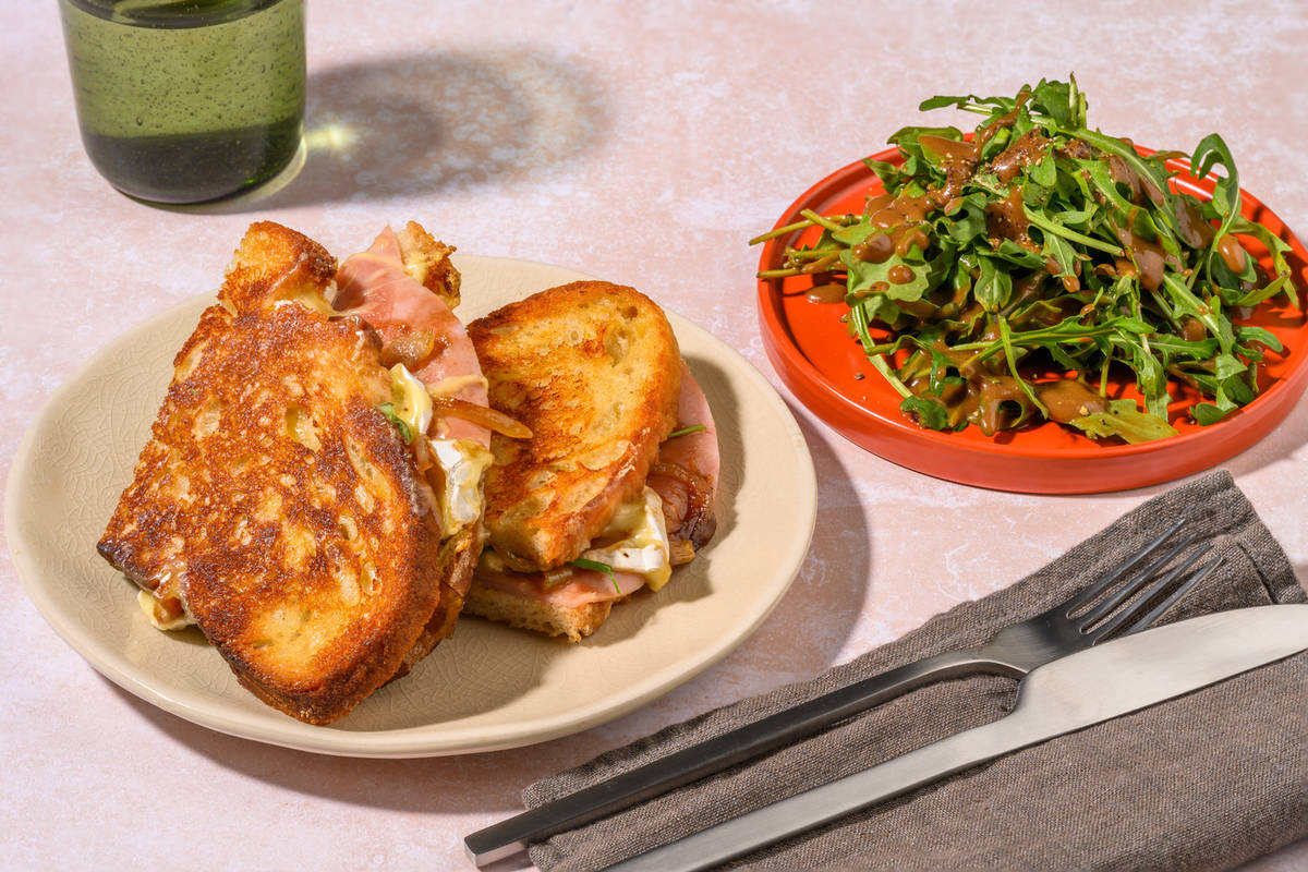 Toastie sucré-salé poulet tranché & brie