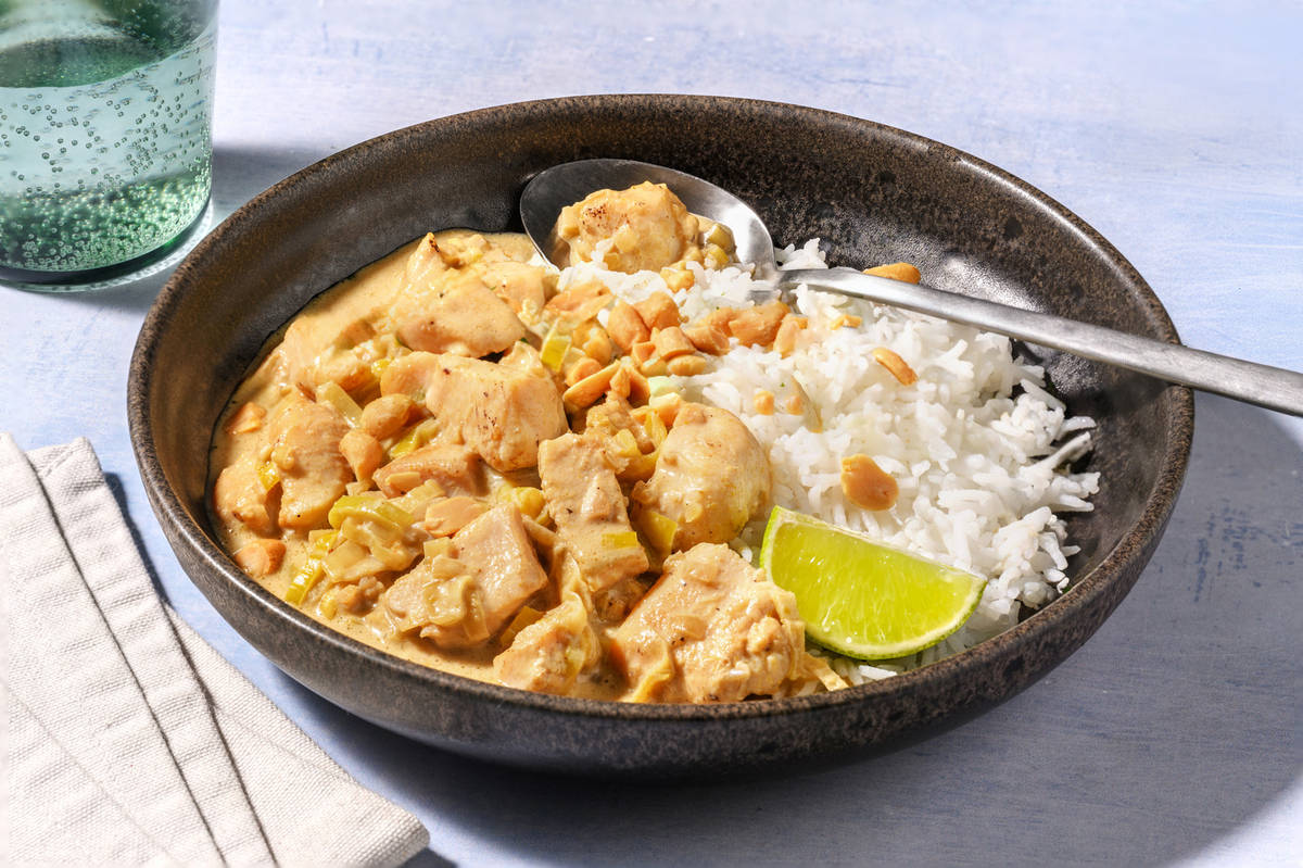 Curry vert thaï au poulet