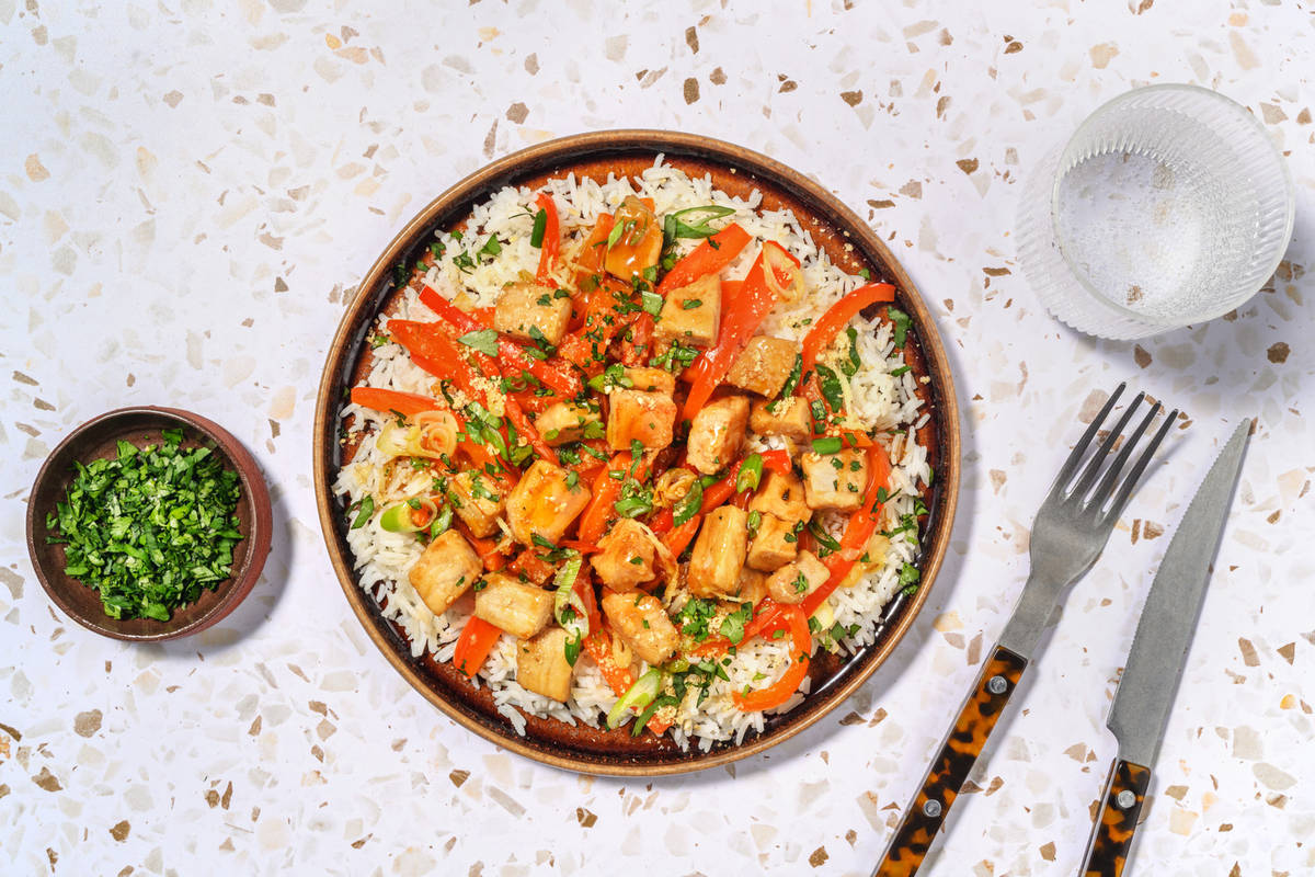 Poulet au caramel vietnamien & riz