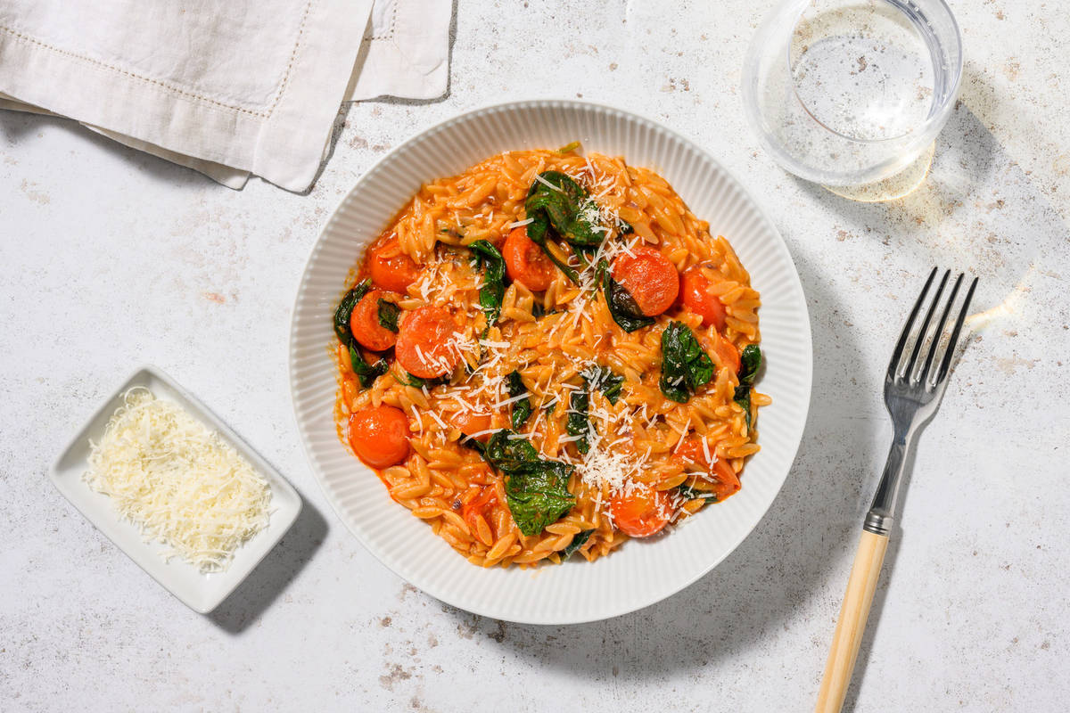 Orzo pilaf épinards & grana padano AOP