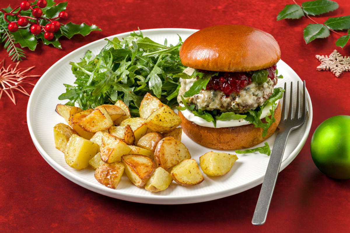 Blue Cheese Double Beef Burger