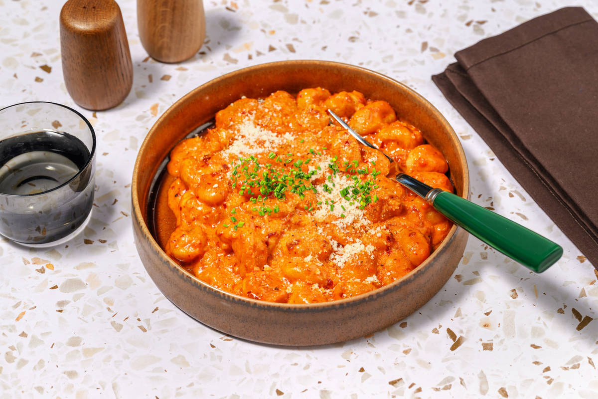 Gnocchis exprés con sobrasada de Mallorca