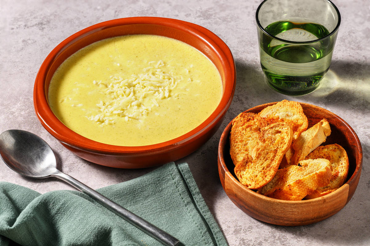 Soupe réconfortante au brocoli & gouda