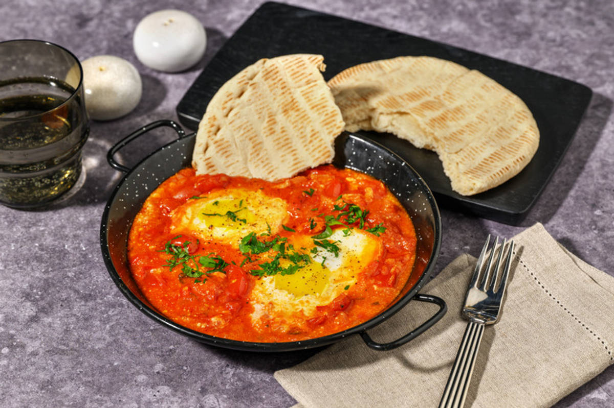 Chakchouka au chèvre frais