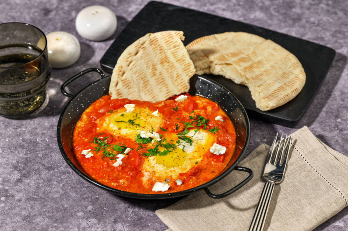 Chakchouka au chèvre frais & paprika