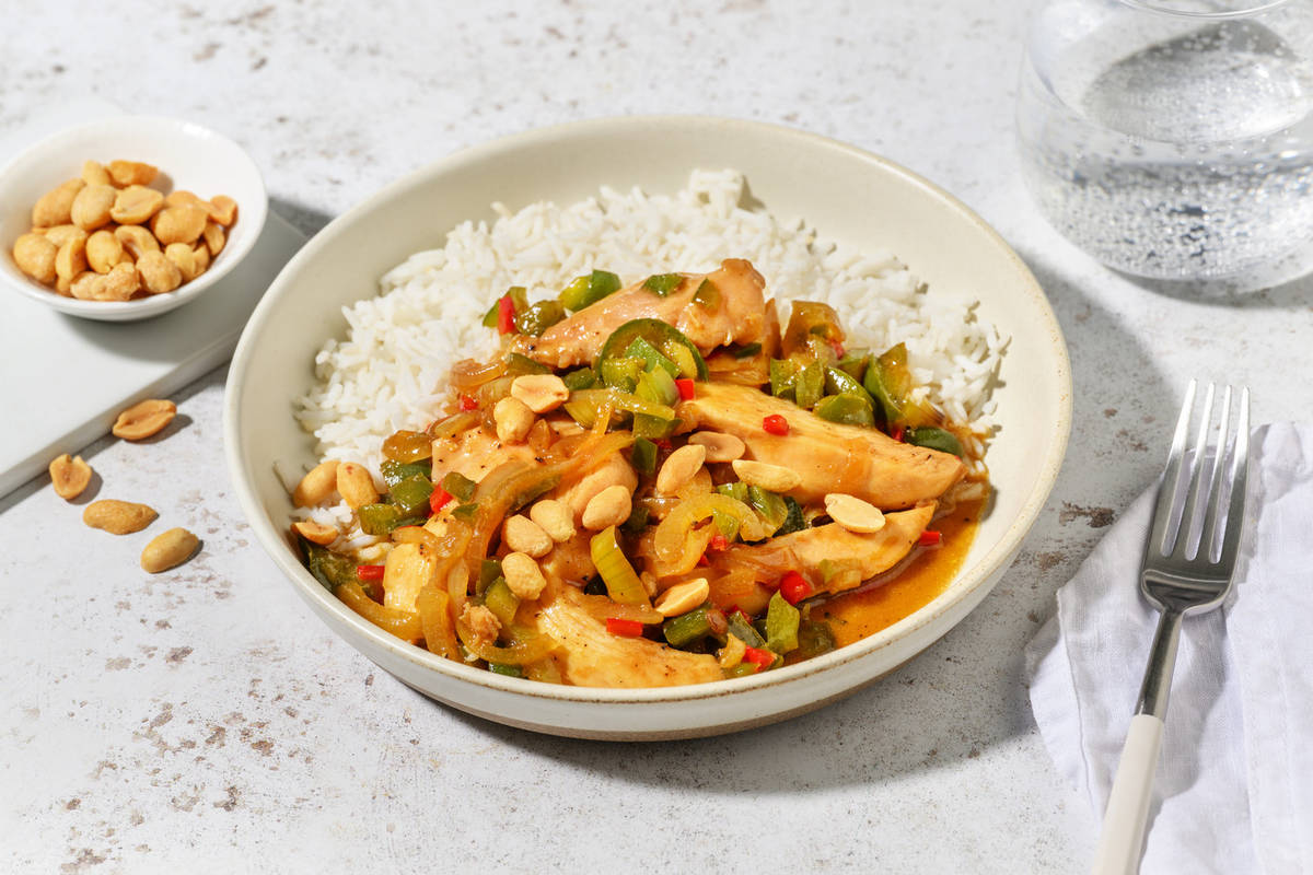Dinde sautée façon Kung Pao