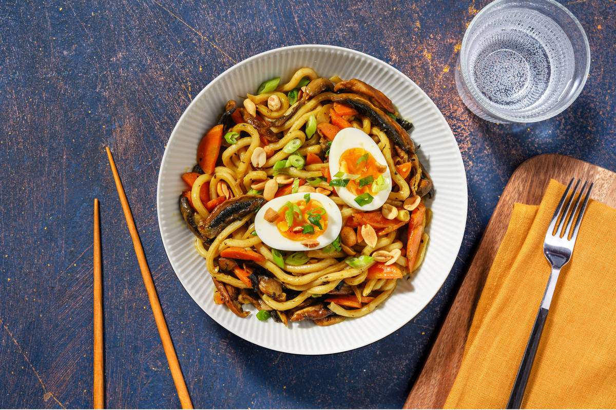 Kare udon : nouilles sautées au curry