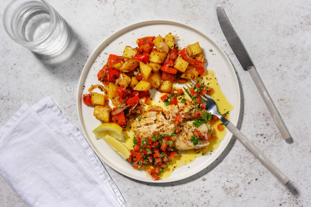 Lieu snacké sauce vierge