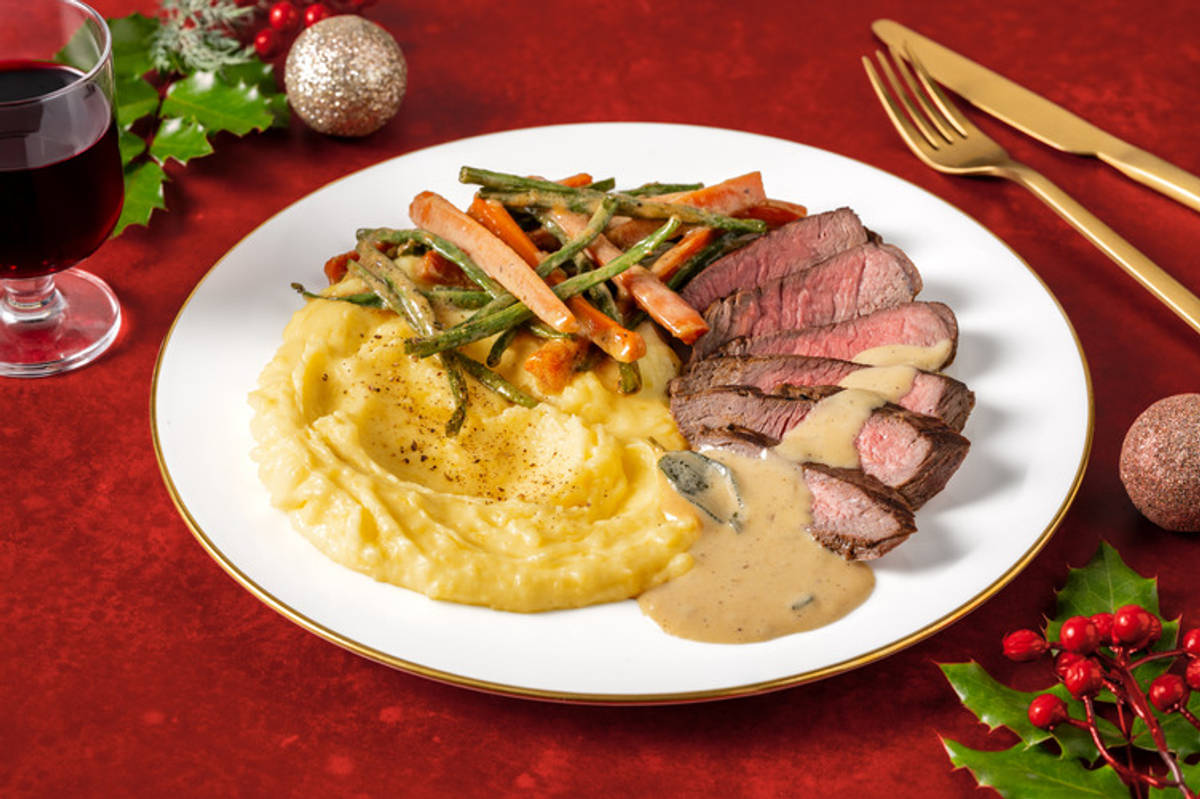 Irish Sirloin Steak and Creamy Sage Sauce