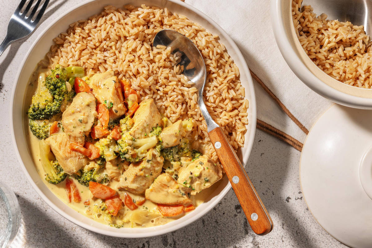 Curry vert au poulet