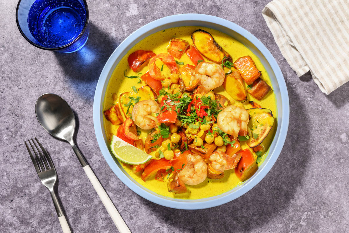 Baiana Inspired Prawn Moqueca Soup