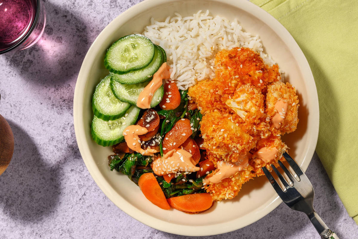 Bang Bang Cauliflower with Chili Mayo