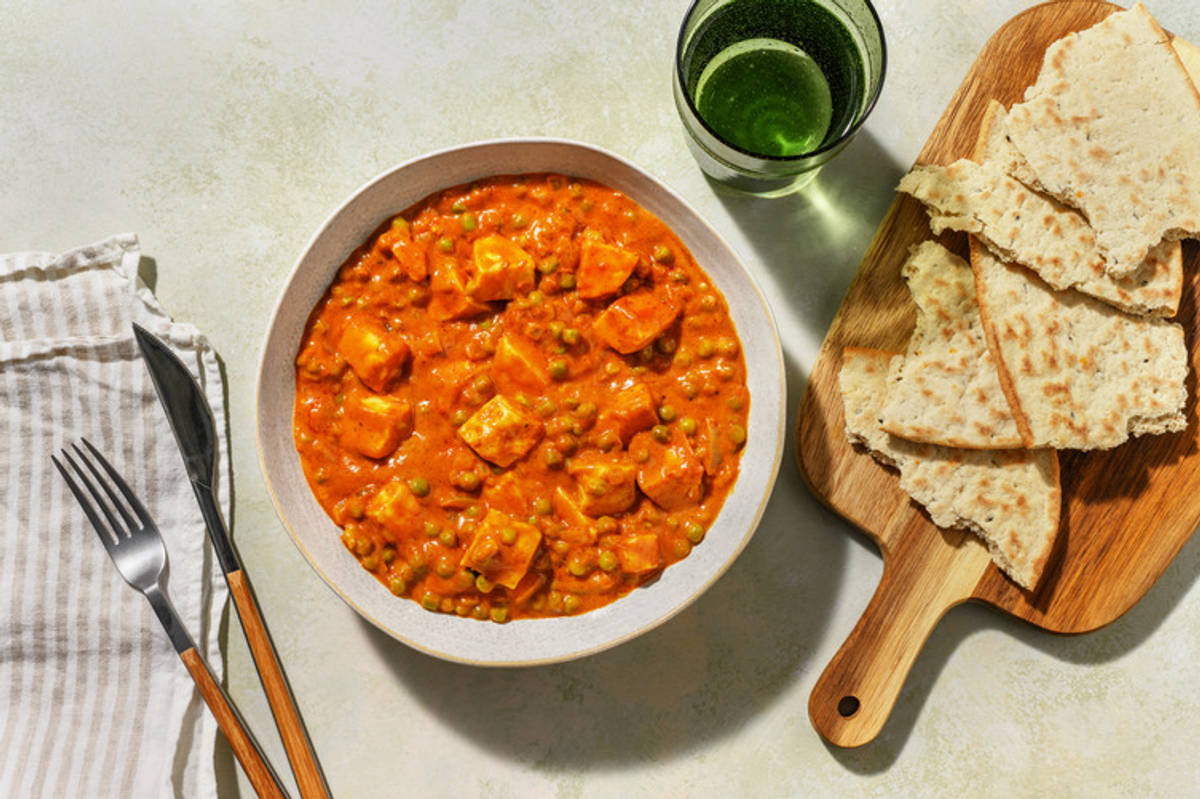 Green Pea Paneer with Chicken