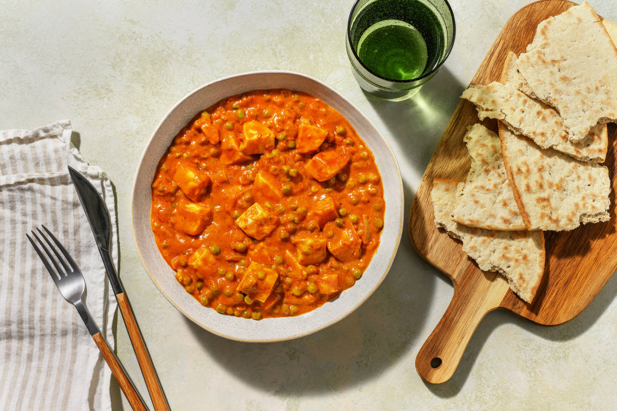 Green Pea Tofu Curry