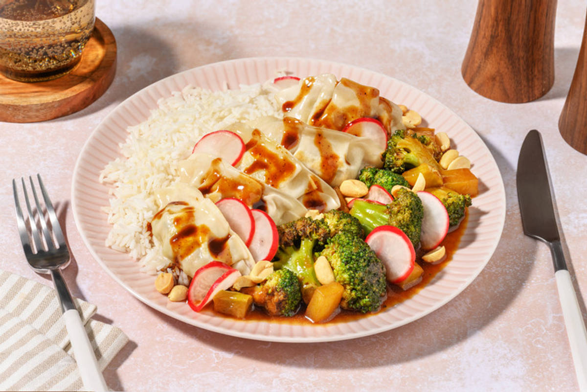 Sweet Soy Veg Gyoza with Tofu