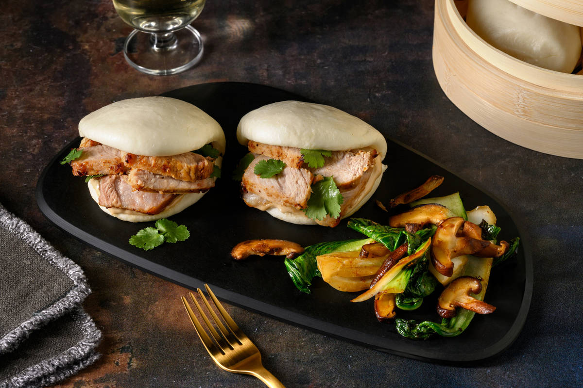 Bao bun Zhu - panini soffici alla lonza e shiitake