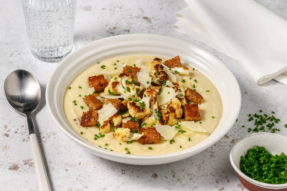 Velouté chou-fleur & grana padano AOP