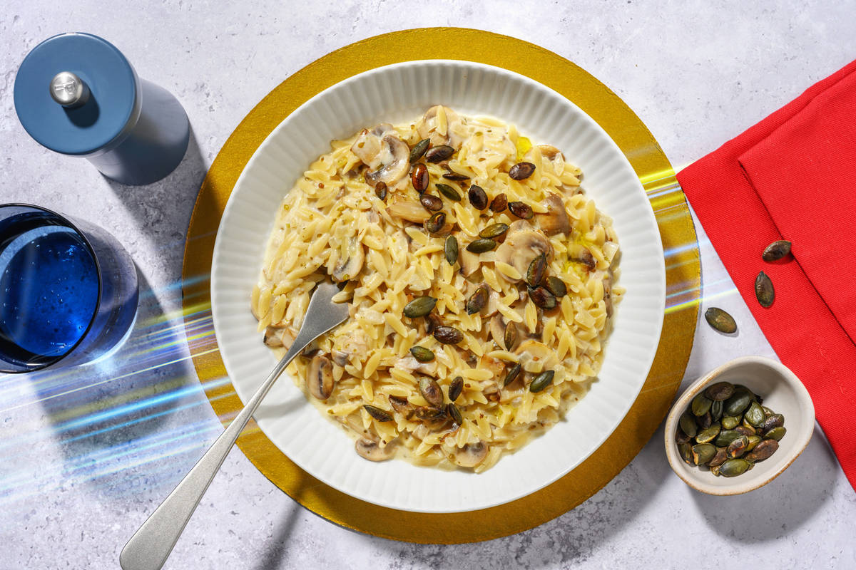 Orzotto, à fond sur le champignon !