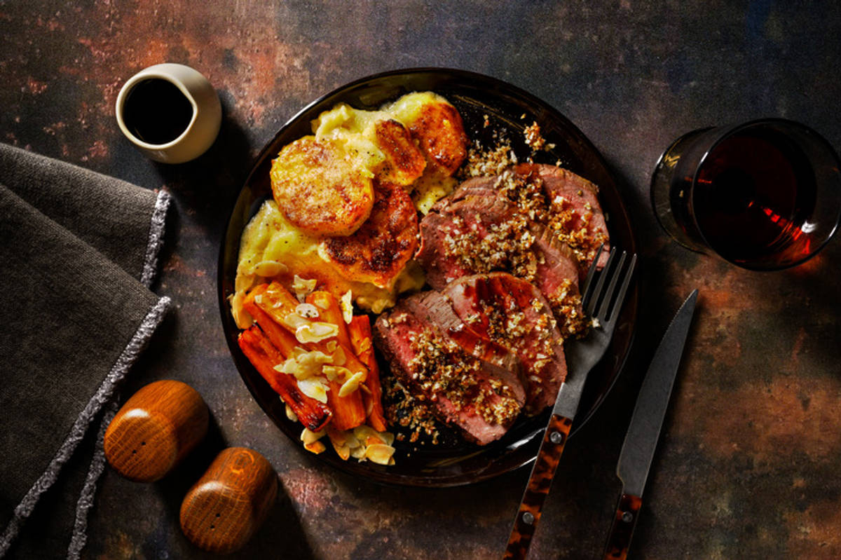 Roast Beef and Aromatic Thyme Stuffing