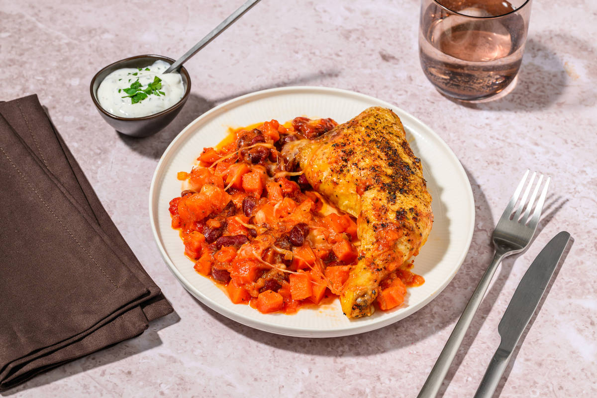 Poulet rôti & cheddar façon Tex-Mex