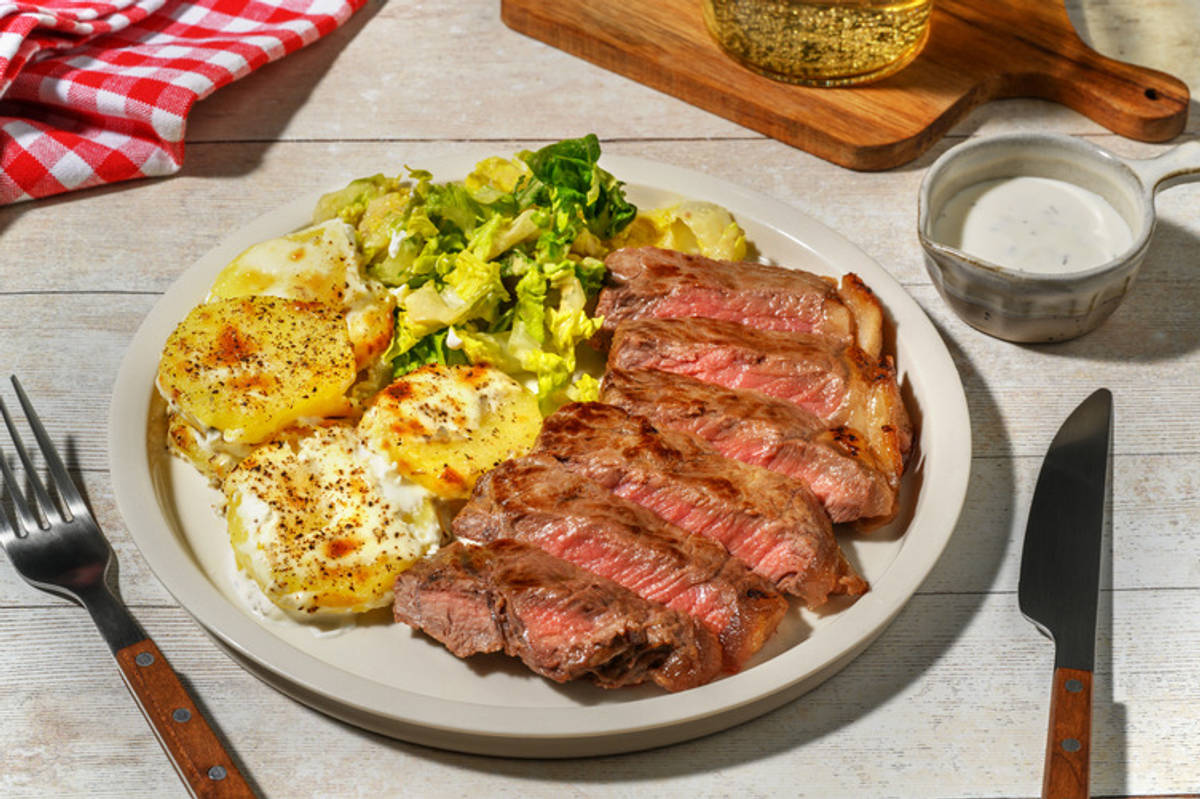 Pavé de bœuf Charolais & son gratin dauphinois